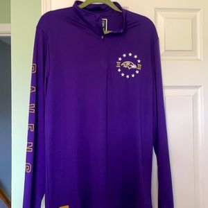 Baltimore ravens lightweight quarter zip